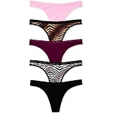 Victoria's Secret Women's Stretch Cotton Thong Panties, Underwear Pack