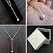 CISHOP Titanium Steel Gold Bead Pearl Necklace Collar Necklace (Style 1)