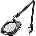 Aven 26505-ESL-XL5-UV Mighty Vue Pro 5D Magnifying Lamp with UV and White LEDs-ESD Safe, Black