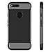 JETech Case Google Pixel, Protective Cover with Shock-Absorption and Carbon Fiber Design, Black