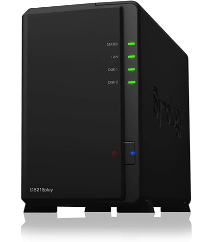Synology DS220j [DiskStation 2ベイ NAS 4 Synology DS220J NAS 2ベイ 4TBhdd✖️2 付 Amazon.co.jp