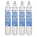 Tier1 RPWF Refrigerator Water Filter 4-pk | Replacement for GE RPWF (NOT RPWFE), WSG-4, MPF15350, DWF-36, R-3600, OPFG3-RF300, RWF3600A, WD-RPWF, WF277, Fridge Filter