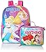 Disney Little Girls Princess Adventure Backpack with Lunch, Blue, One Size