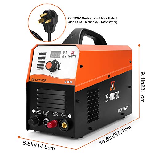 Plasma Cutters 50AMP NonTouch Pilot Arc 110V/220V Air Plasma Cutting