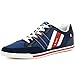 Alpine Swiss Mens Stefan Navy Suede Trim Retro Fashion Sneakers 8 M US
