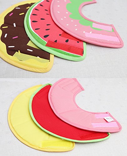 Stock Show 1Pc Pet Dog Recovery Collar, Cotton Wound Healing Protective Cone Elizabethan Collar for Puppy Cat, Red Watermelon, S