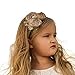 Ivory vintage baby flower headband