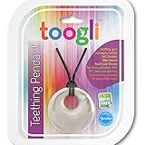 Baby Teething Necklace for Mom to Wear. Fashionable Silicone Nursing Jewelry, Perfect Distraction for Breastfeeding Babies. FREE bonus Pain Remedies Guide. NO BPA - 100% Guaranteed (Pearl White)