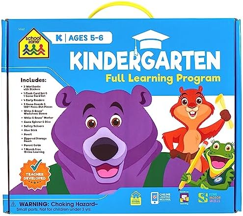School Zone Get Ready Preschool Learning Playset: Pre-K, Workbooks