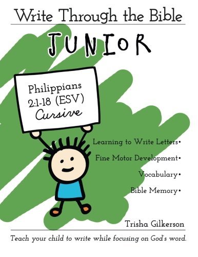 Write Through the Bible, Junior: Philippians 2:1-18 ESV, Cursive