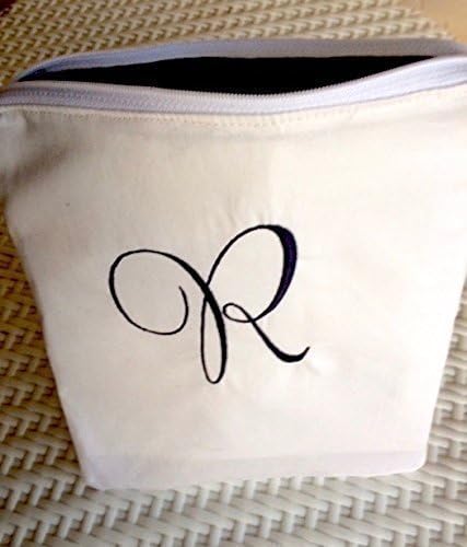 Bridesmaid gift purse includes personalization with custom colors option.