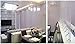 VOVOV 20FT Clear Crystal Garland Chandelier Octagon Beads Chain Beaded Trim