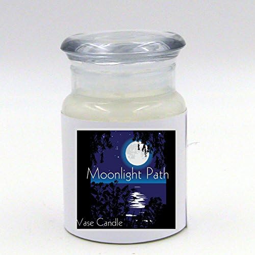 2 Moonlight Path Jars | Vase Candle | 60 Hour Burn Time | Premium Soy Paraffin Wax Blend | Highly Scented | Self-Trimming Wick