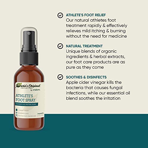 Marie's Original Natural Athlete's Foot Spray Healing Healthy Feet Antifungal Treatment Herbal