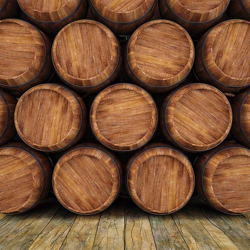 3 Pieces (1 Duvet Cover 2 Pillow Shams)/All Seasons/Home Comforter Bedding Sets Duvet Cover Sets for Adult Kids/Queen/Wine,Wall of Wooden Barrels Wine Stack Storage Gallon Antique Vintage Container Ru