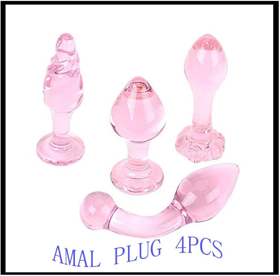 4 Pieces of Faint Pink Crafts Crystal Toy kit