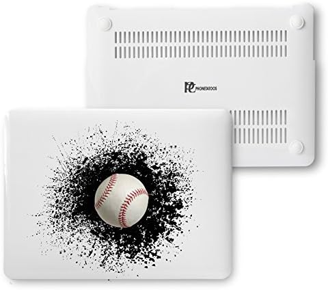 MacBook Air 13 Inch Case, Plastic Hard Shell Snap On Case Cover Compatible for Apple Macbook Air 13 inch - Only Fits on Models A1466 & A1369 (Splash Baseball)