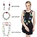 Prextex Christmas LED Light-Up Set Flashing Necklace, Bracelet, and Earrings Adorable Christmas Stocking Stuffers Accessories Set