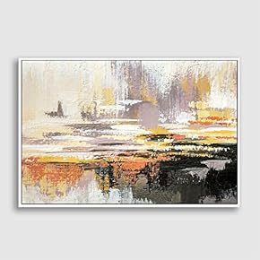 Framed Canvas Wall Art for Living Room, Bedroom Abstract Impression Canvas Prints for Home Decoration Ready to Hanging - 16x24 inches