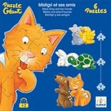 Djeco DJ07113 Progressive Puzzle- Misty And Friends Puzzle
