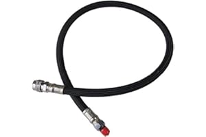 Scuba Choice 27" Nylon Braided Low Pressure BCD Hose – Lightweight, Durable, Abrasion-Resistant, 65% Lighter Than Rubber, Snag-Proof, Perfect for Scuba Diving & Diving Gear