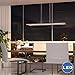 VONN VMC31400AL Modern Linear LED Chandelier Lighting with Adjustable Hanging Light, Silver
