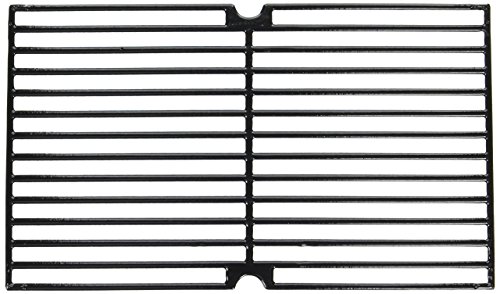 Music City Metals 69763 Gloss Cast Iron Cooking Grid Replacement For Gas Grill Models Kenmore 148.16656010 And Uniflame GBC976W, Set Of 3