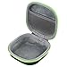 co2CREA Hard Travel Case Replacement for Leapfrog Rockit Twist Handheld Learning Game (Black Case + Green Zipper)