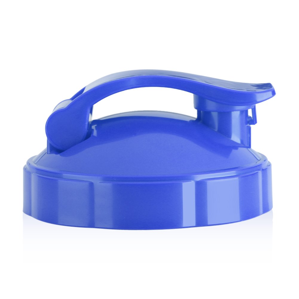 Seal Flip Top To-Go Seal Lid Juicer Replacement Parts for 600W 900W Blender Juicer Bottle Cups and Accessories(Blue)