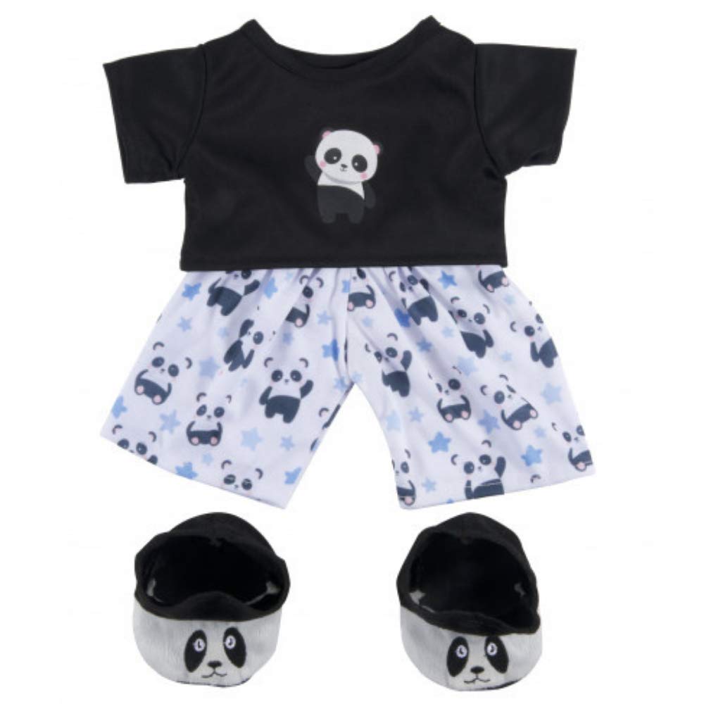 16"/40cm Panda Pyjamas PJ Nightwear - 16"/40cm - Teddy Bear Clothes Outfit - fits Build a Bear teddies - BEAR NOT INCLUDED