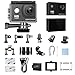 DBPOWER 1080P Action Camera 12MP Waterproof Sports Camera 140 Degree Wide Angle Lens, 30m Underwater DV Camcorder with 14 Accessories and 2 Batteries
