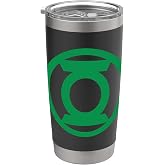Green Lantern Green Emblem Stainless Steel Insulated Tumbler