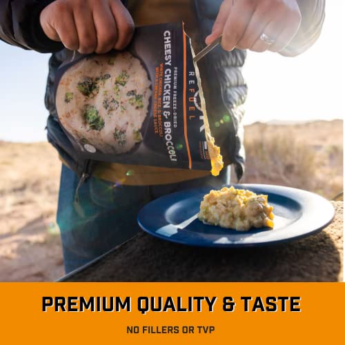 Peak Refuel Cheesy Chicken & Broccoli Premium Freeze Dried Camping