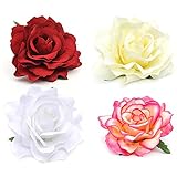Ever Fairy Rose Flower Hair Clip Slide Flamenco Dancer Pin up Flower Brooch