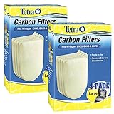 Tetra 26332 Whisper EX Carbon Filter Cartridges, Large, 8-Pack
