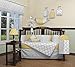 GEENNY Boutique Baby 13 Piece Crib Bedding Set, Yellow/Gray Chevron