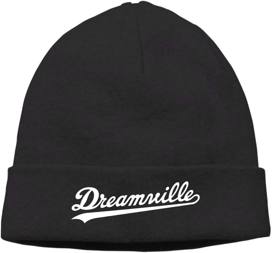 SingleLove Mens Dreamville Records Beanie Hat Winter Warm Skull Cap Black
