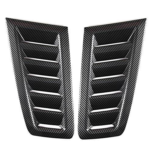 Car Hood Vent Scoop Kit Universal Cold Air Flow Intake Fitment Louvers