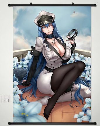 Wall Scroll Poster Fabric Painting For Anime Akame ga KILL Esdeath 059 L