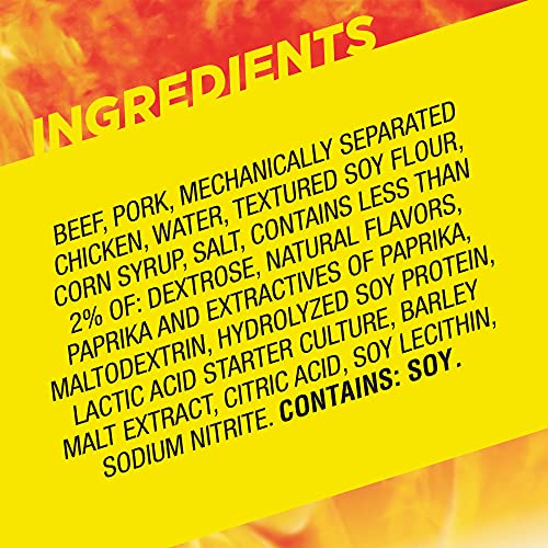 SLIM JIM SMOKED MEAT STICKS, MILD FLAVOR, 6G PROTEIN PER SERVING, SNACK SIZE, 0.28 OZ. (26 COUNT)