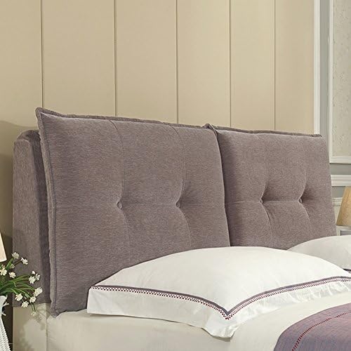 ZfgG Headboard Bedside Cushion Covers For Double Bed Large Backrest Waist Pad Cloth Art Soft Bag Back Pillow For Bedroom Sofa,Multifunction, Sponge Filling, 5 Colors, 14 Sizes Optional