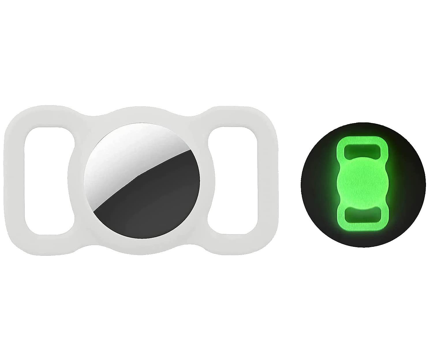 Sichy Pet Silicone Protective Case for Apple Airtag GPS Finder Dog Cat Collar Loop, Pet Loop Holder for Air_tag, for Apple Locator Tracker Anti-Lost Device