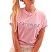 Friends TV Show Shirt Summer Graphic Tees Tops