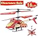 GPTOYS Remote Control Helicopter 4 Channel Indoor RC Toys with LED Light G620