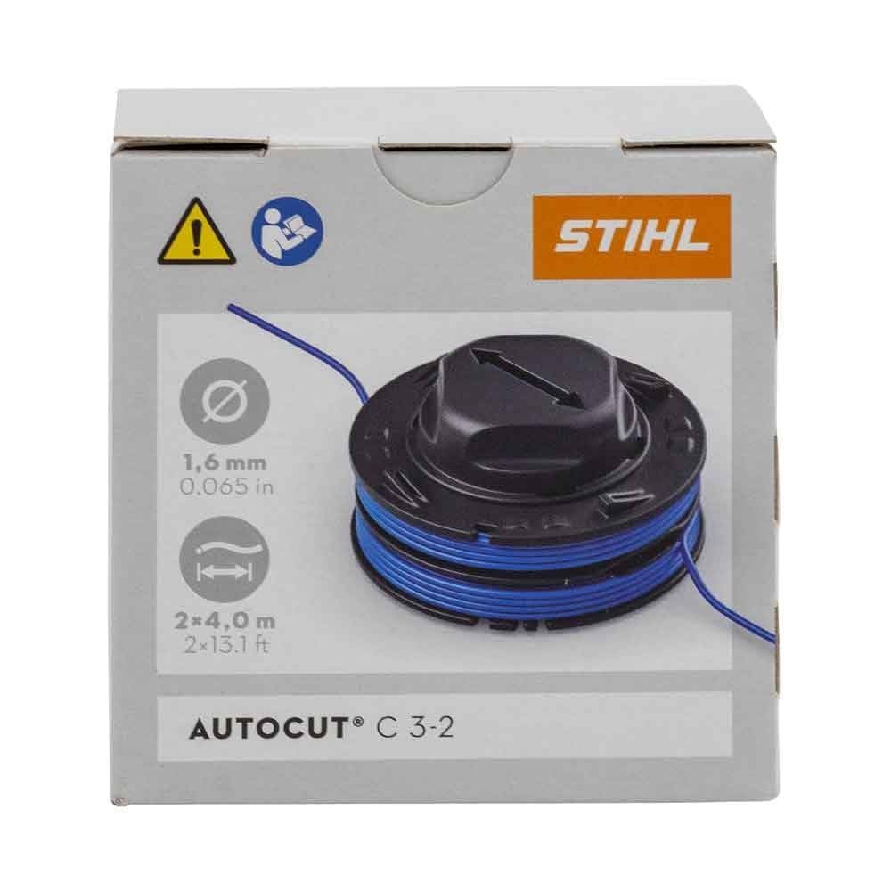 Stihl 40097104304 Thread for AutoCut C 3-2 Diameter 1.6 mm Spool Insert Grey/Orange