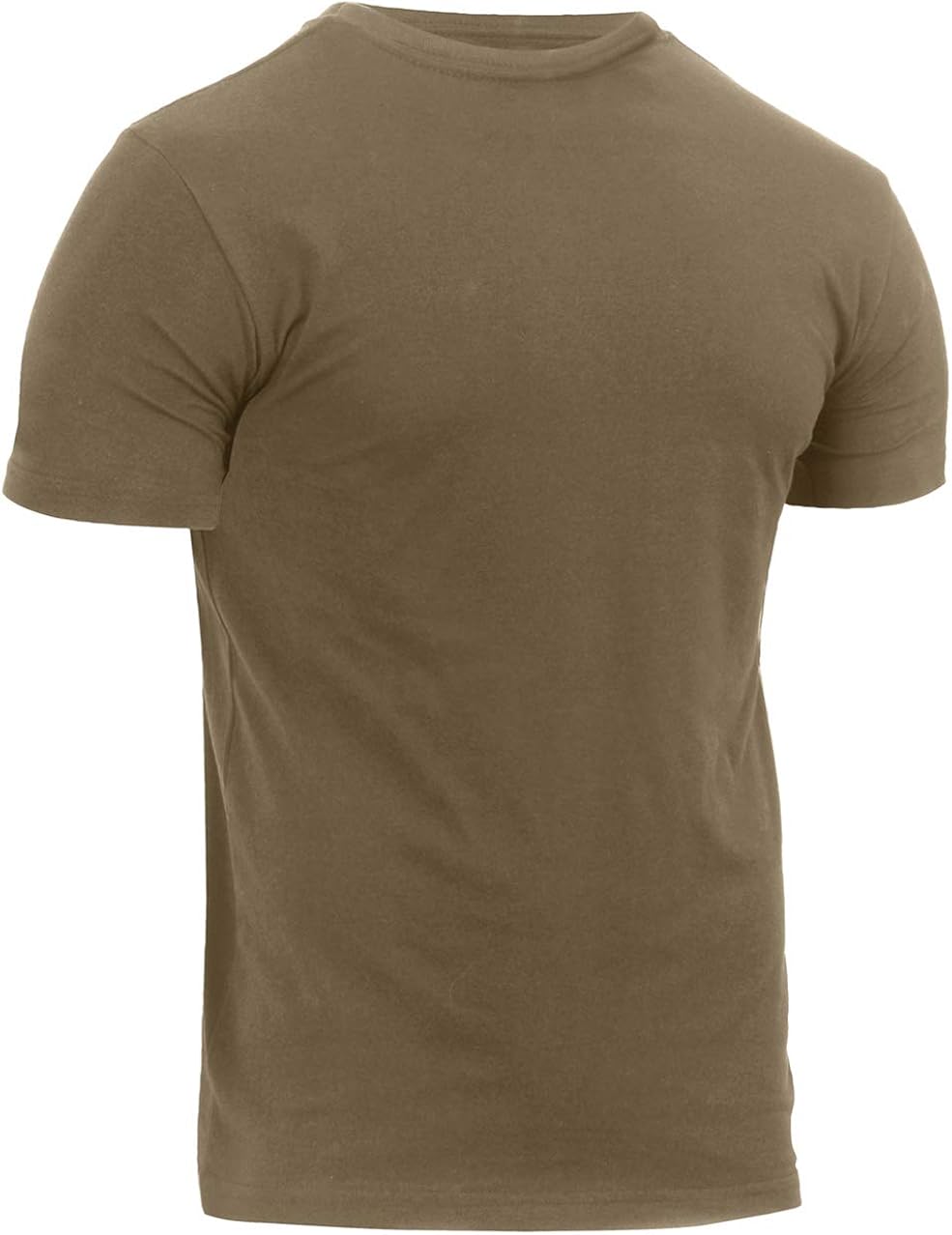 Rothco Athletic Fit Solid Color Military T-Shirt: Clothing