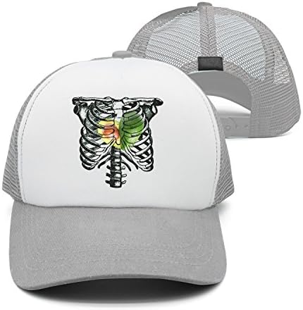 Trum Namii Unisex Mesh Hat Skeleton Skull Avocado Men Snapback Hats