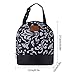 Aosbos Reusable Lunch Bag Insulated Lunch Cooler Tote with Detachable Shoulder Strap for Women Men
