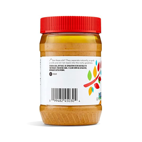 365 BY WHOLE FOODS MARKET, CREAMY PEANUT BUTTER, STIR AND ENJOY, 16 OUNCE