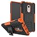 Xiaomi Redmi Note 4X Hybrid Case DWaybox Hybrid Rugged Heavy Duty Hard Back Case Cover with Kickstand for Xiaomi Redmi Note 4X / Xiaomi Redmi Note 4 / Hongmi Note 4 5.5 Inch (Orange)